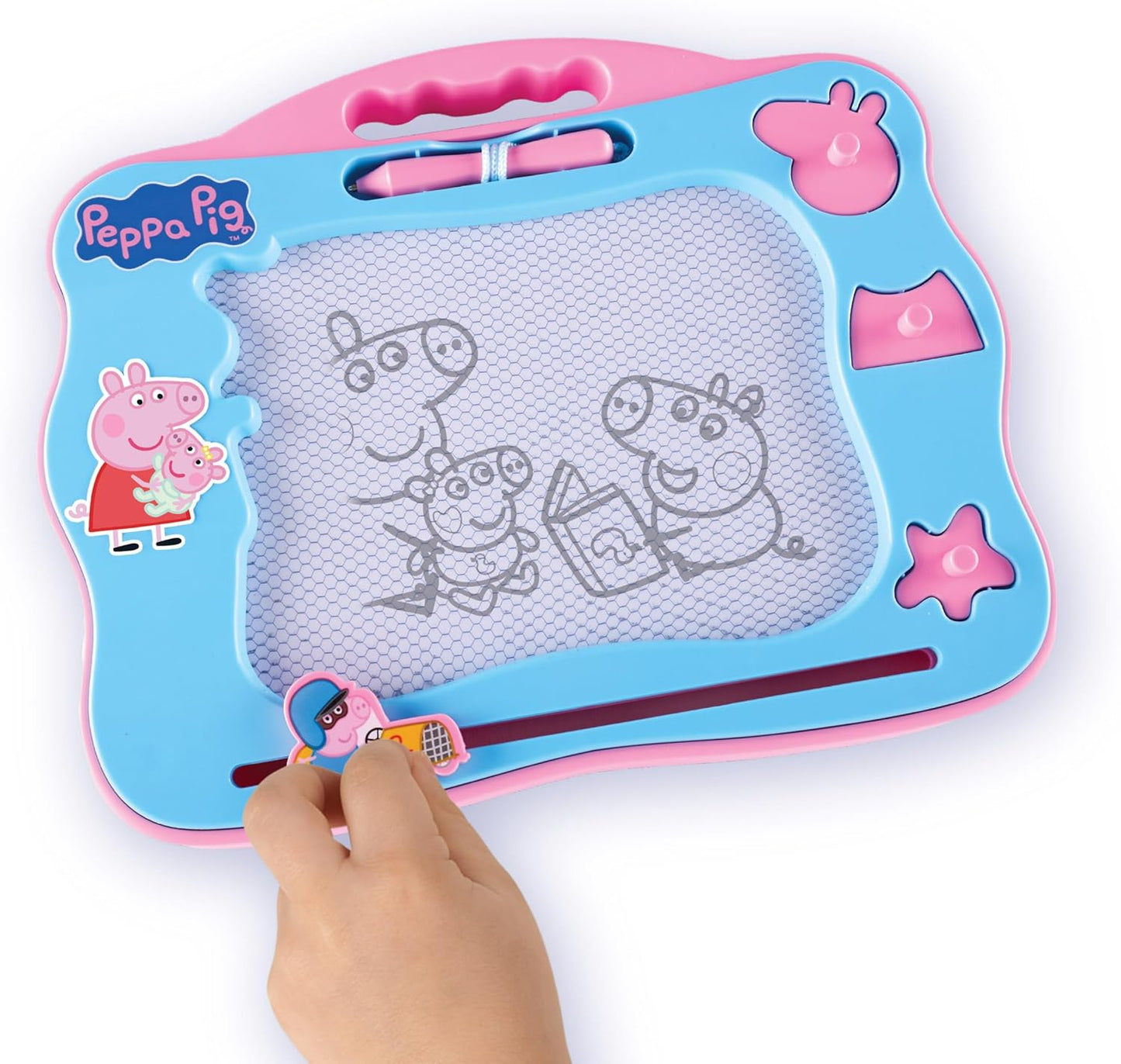 Peppa Pig Travel Magnetic Scribbler, PreSchool Toys, Creative and Travel Toys