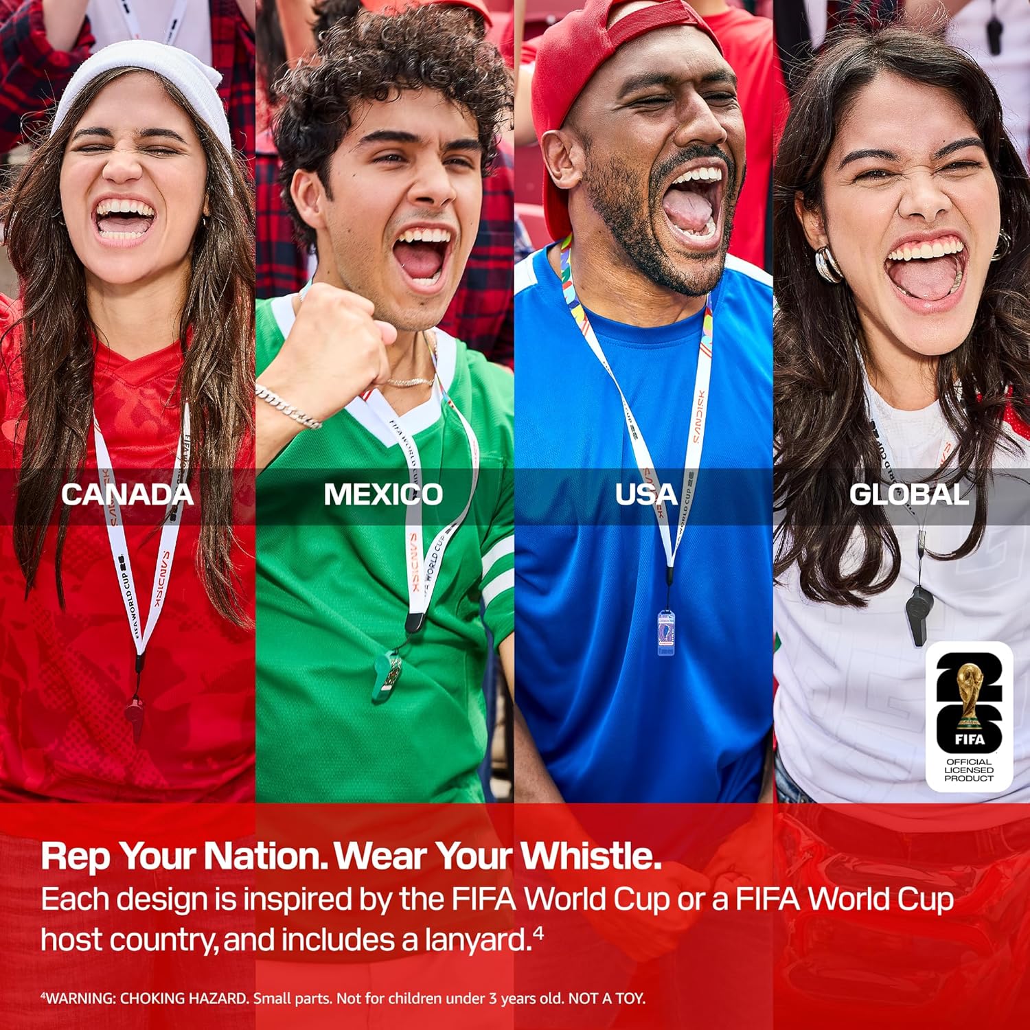SANDISK USB-C Flash Drive FIFA World Cup 2026 Global Edition 64GB (up to 300MB/s transfer speeds, USB Type-C, USB 3.2 GEN 1, SANDISK Memory Zone App)