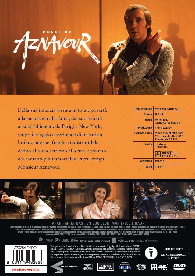 Dvd Monsieur Aznavour