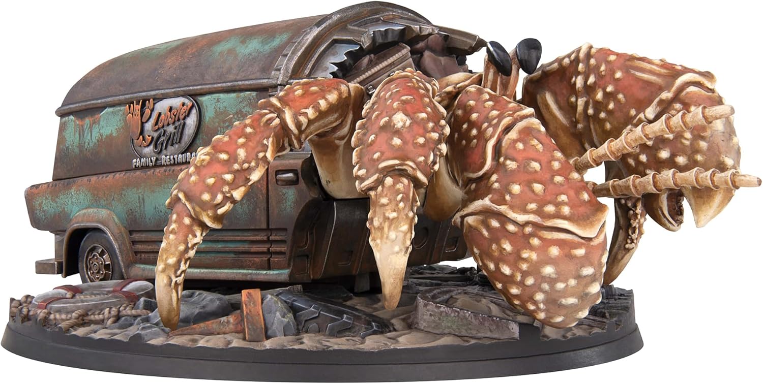 Modiphius Entertainment: Fallout Miniatures: Creatures - Hermit Crab - 32mm Resin Figure & 100mm Scenic Base, Unpainted & Unassembled, Tabletop RPG