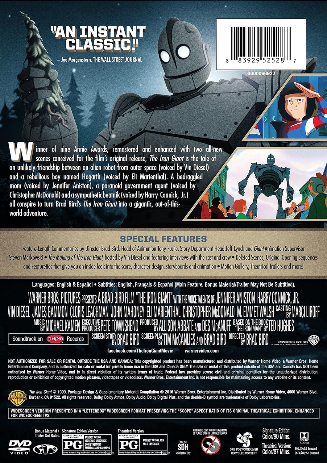 Iron Giant, The: Signature Edition