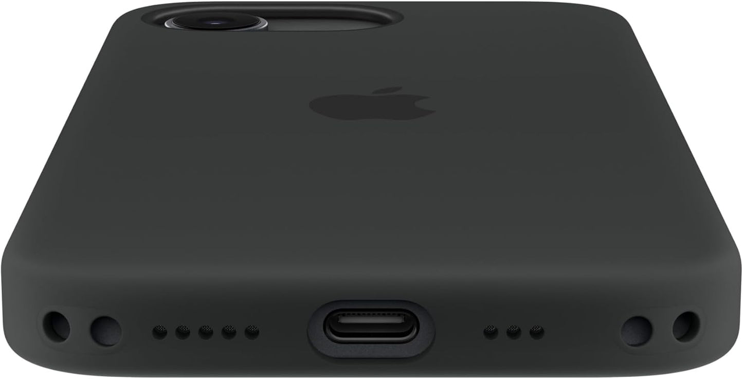 Apple - Back Cover For Mobile Phone - Magsafe Compatibility - Silicone - Black - For Iphone 17E