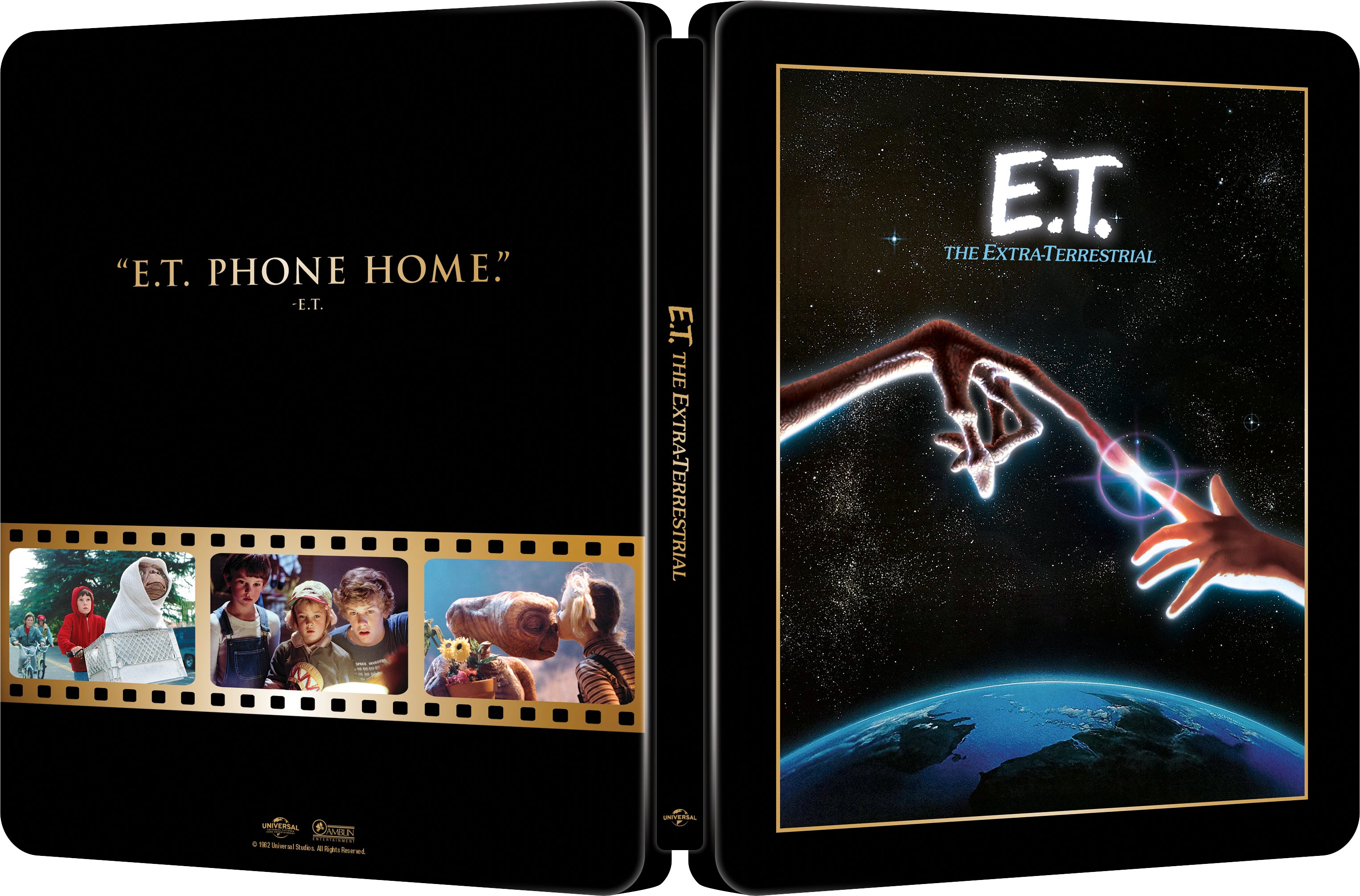 E.T: Theatrical Poster 4K UHD & Blu-Ray Steelbook