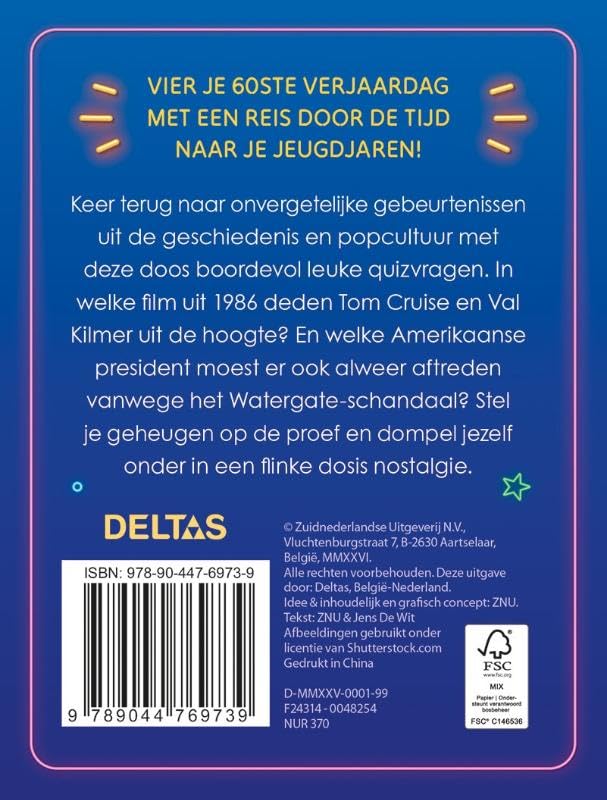 Deltas - Hoera 60 jaar! Quiz