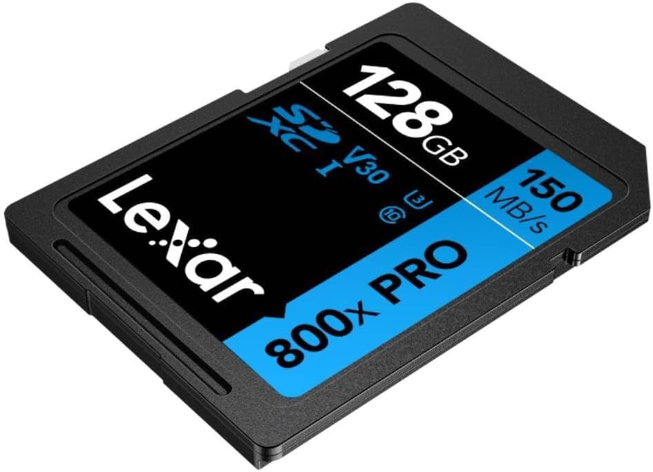 Lexar SDXC 800x Pro 128GB 150MB/s C10 V30 U3