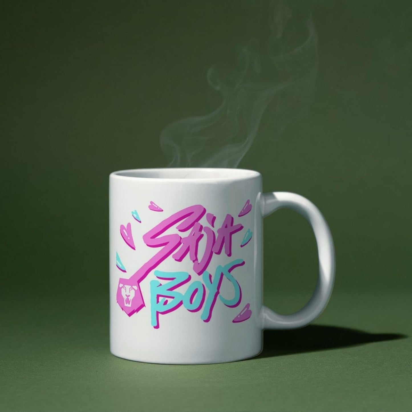 Pyramid International Kpop Dämonenjäger Saja Boys Heart Sketch Mug – Keramik Kaffeetasse 325 ml – niedliches Anime-Geschenk für Kinder und Fans – spülmaschinen- und mikrowellengeeignet – Sammlerstück