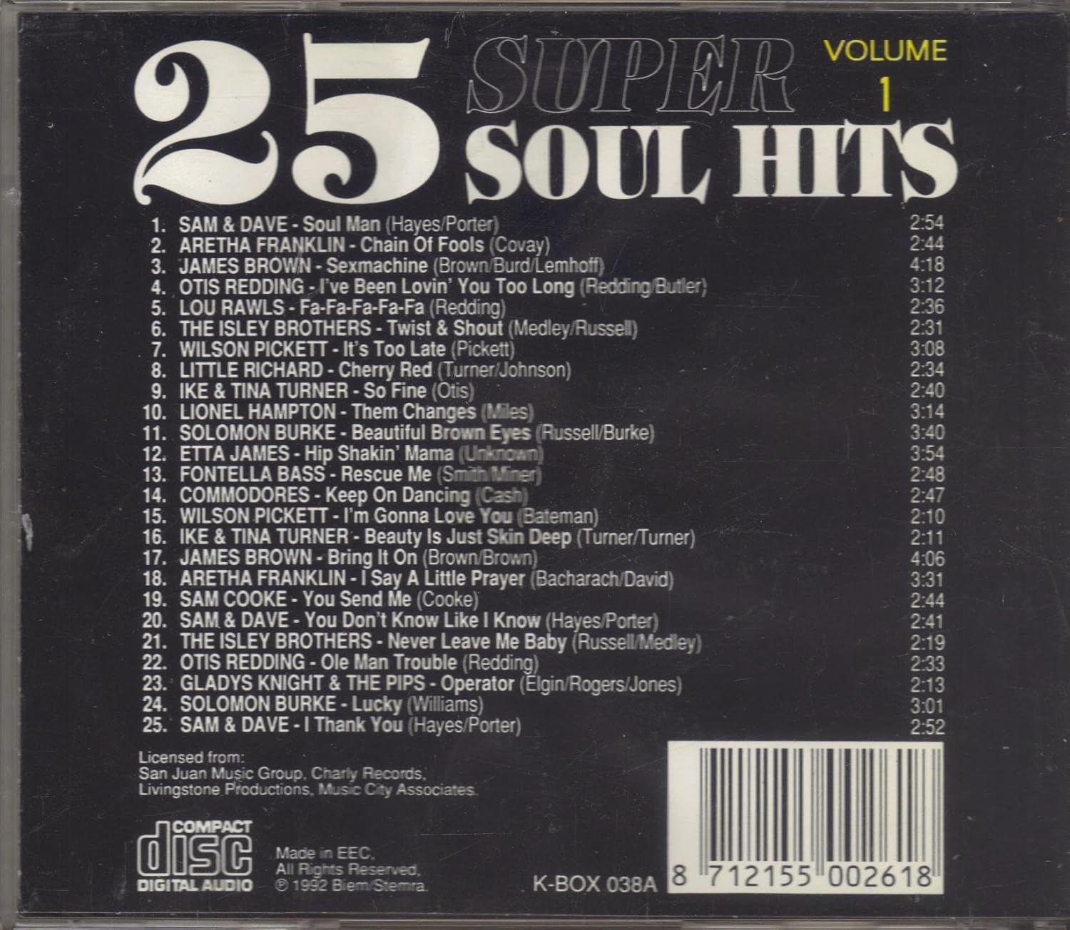 v/a - 25 Super Soul Hits