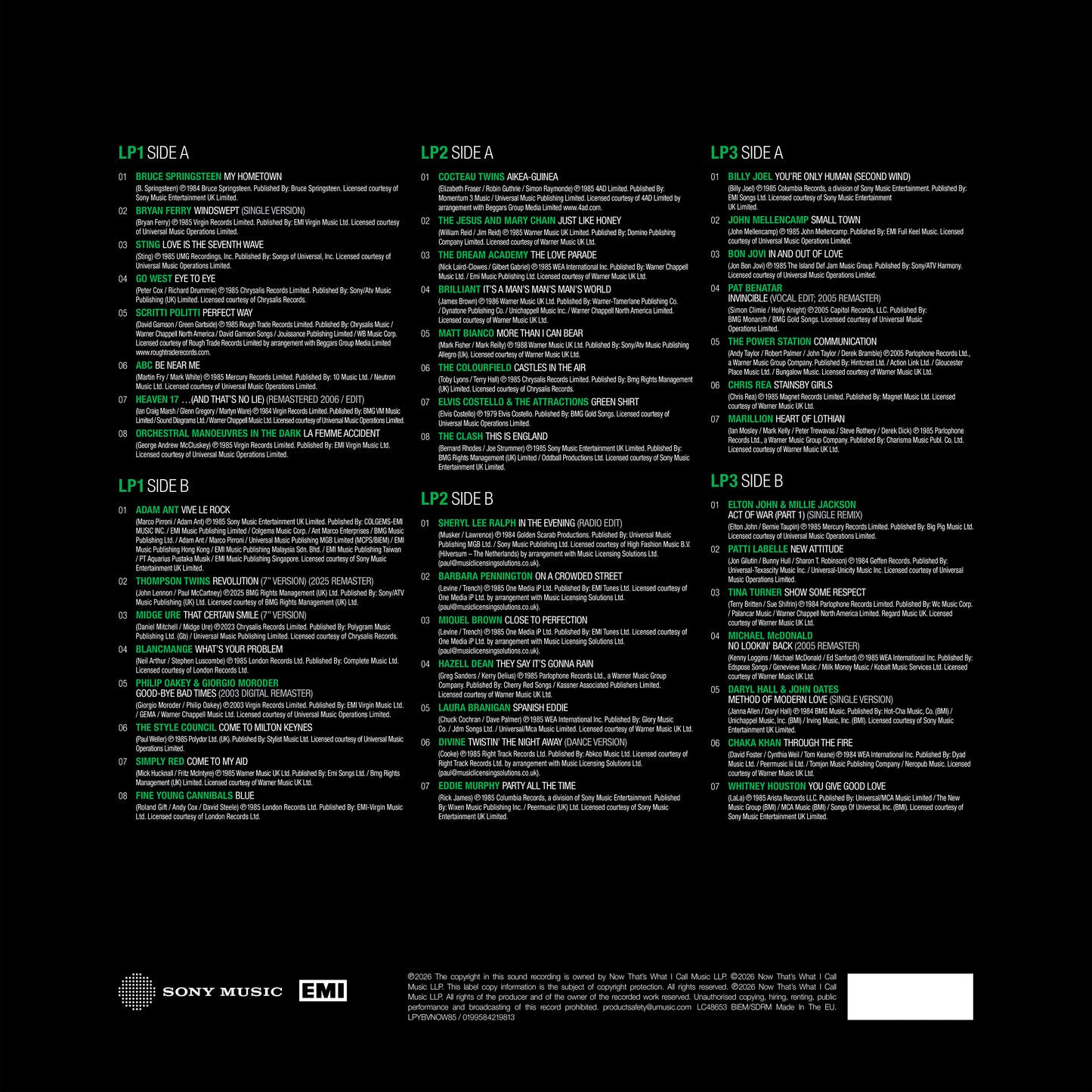 Now Yearbook - The Vault 1985