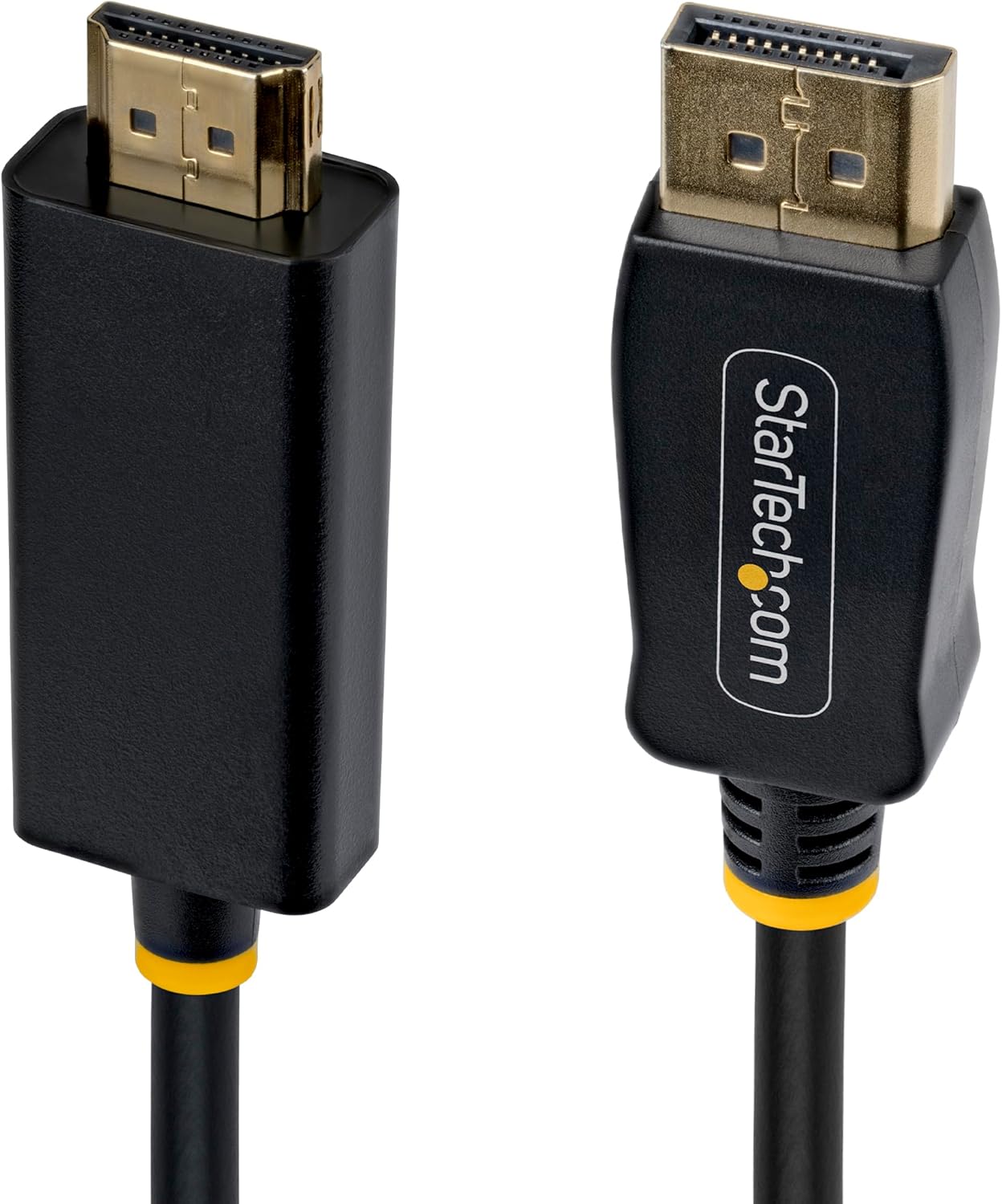 StarTech Cavo Adattatore DisplayPort a HDMI da 4,6 m con Connettori a Presa Rinforzata, 4K 60Hz HDR, Convertitore Unidirezionale DP a HDMI per Lenovo, Dell, HP