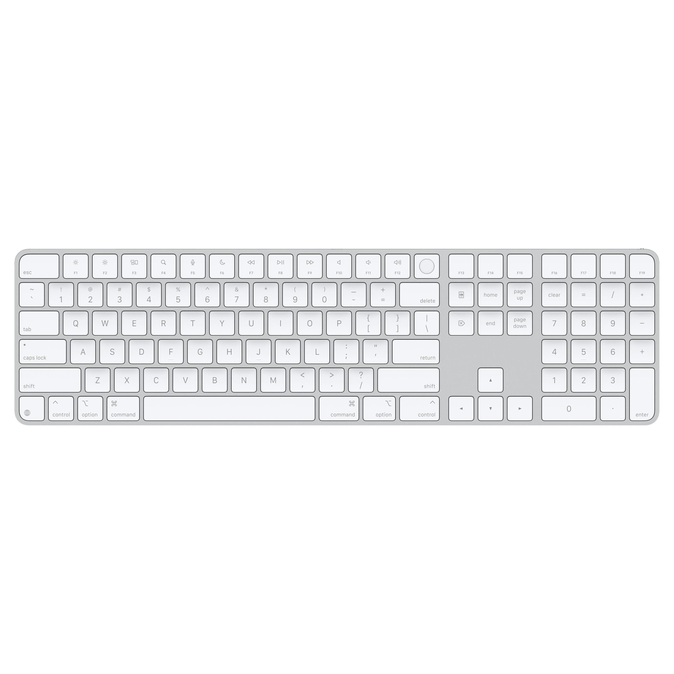 Apple Magic Keyboard With Touch Id And Numeric Keypad - Keyboard - Usb-C - Wireless - Bluetooth - Qwerty - Us English -