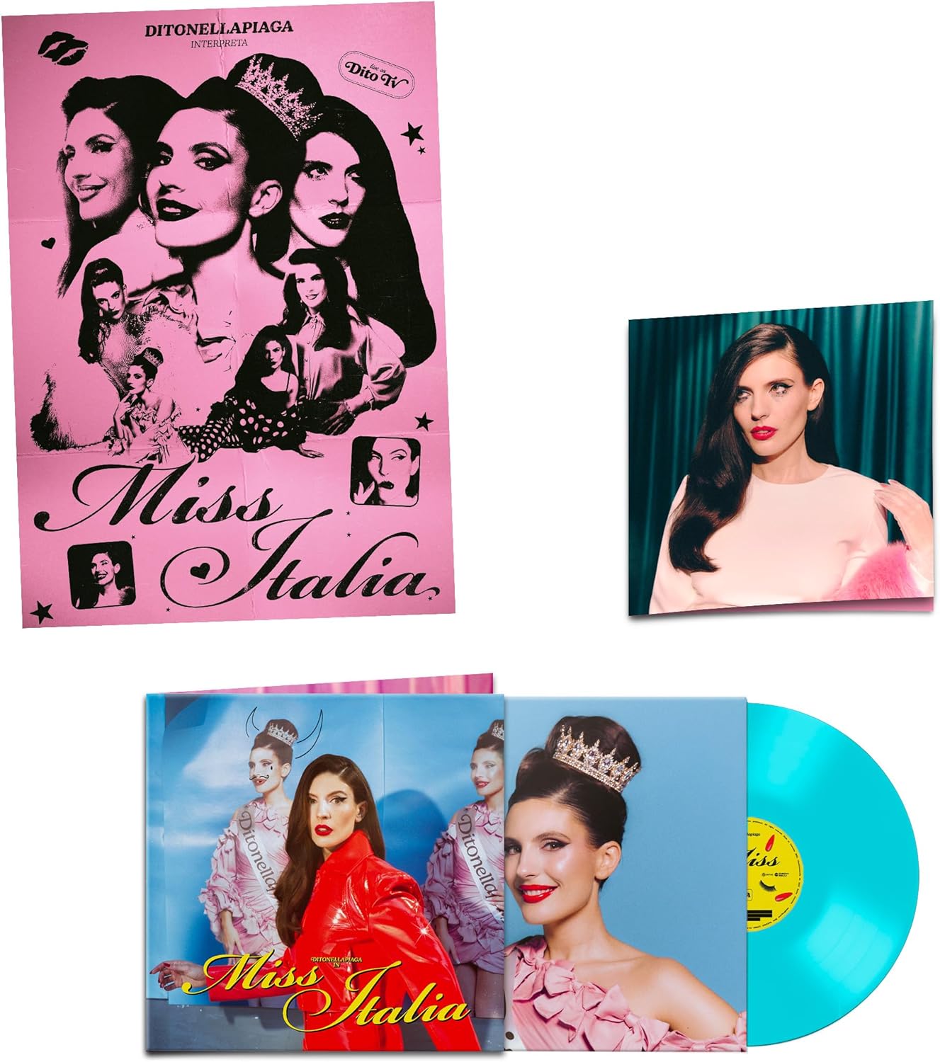 Vinile Ditonellapiaga - Miss Italia (Blue Vinyl