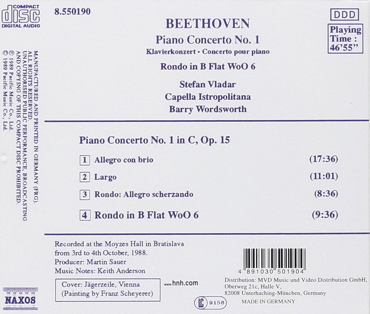Beethoven: Piano Concerto No. 1