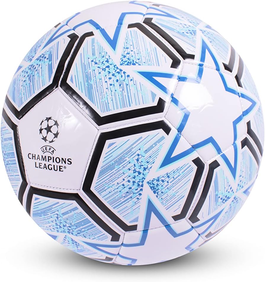 UEFA Champions League Voetbal, maat 5, officieel gelicentieerd door Hy-Pro, Training, Match, Merchandise, Collectible voor kinderen en volwassenen, geweldig voetbalcadeau-idee