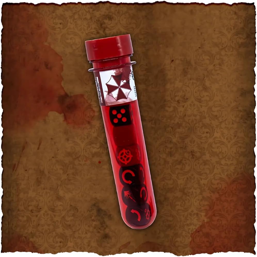 Steamforged Games, Resident Evil The Board Game: Test Tube Dice Pack