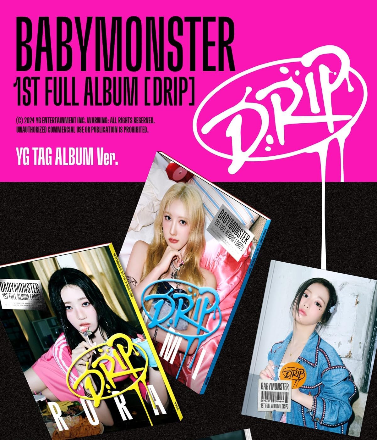 BABYMONSTER 1st FULL ALBUM (韓国盤)※デジタルアルバムでありCDは同梱されてません(アプリ必要)