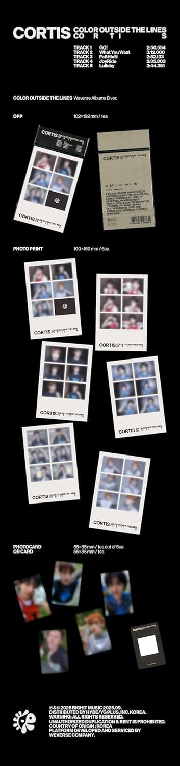 Cortis - Color outside the lines (weverse albums ver.) (Digital Only: DC)