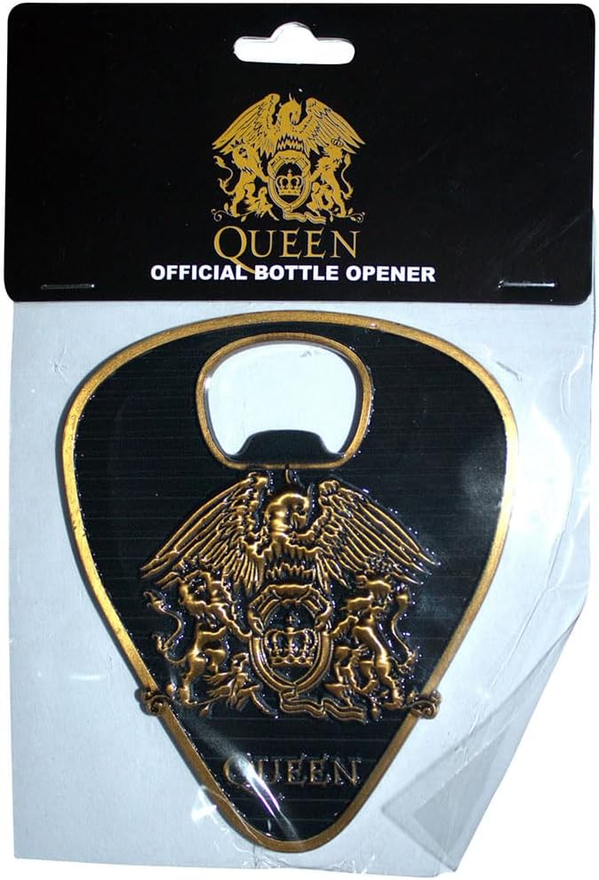 Queen - Queen Bottle Opener: Gold Crest Plectrum