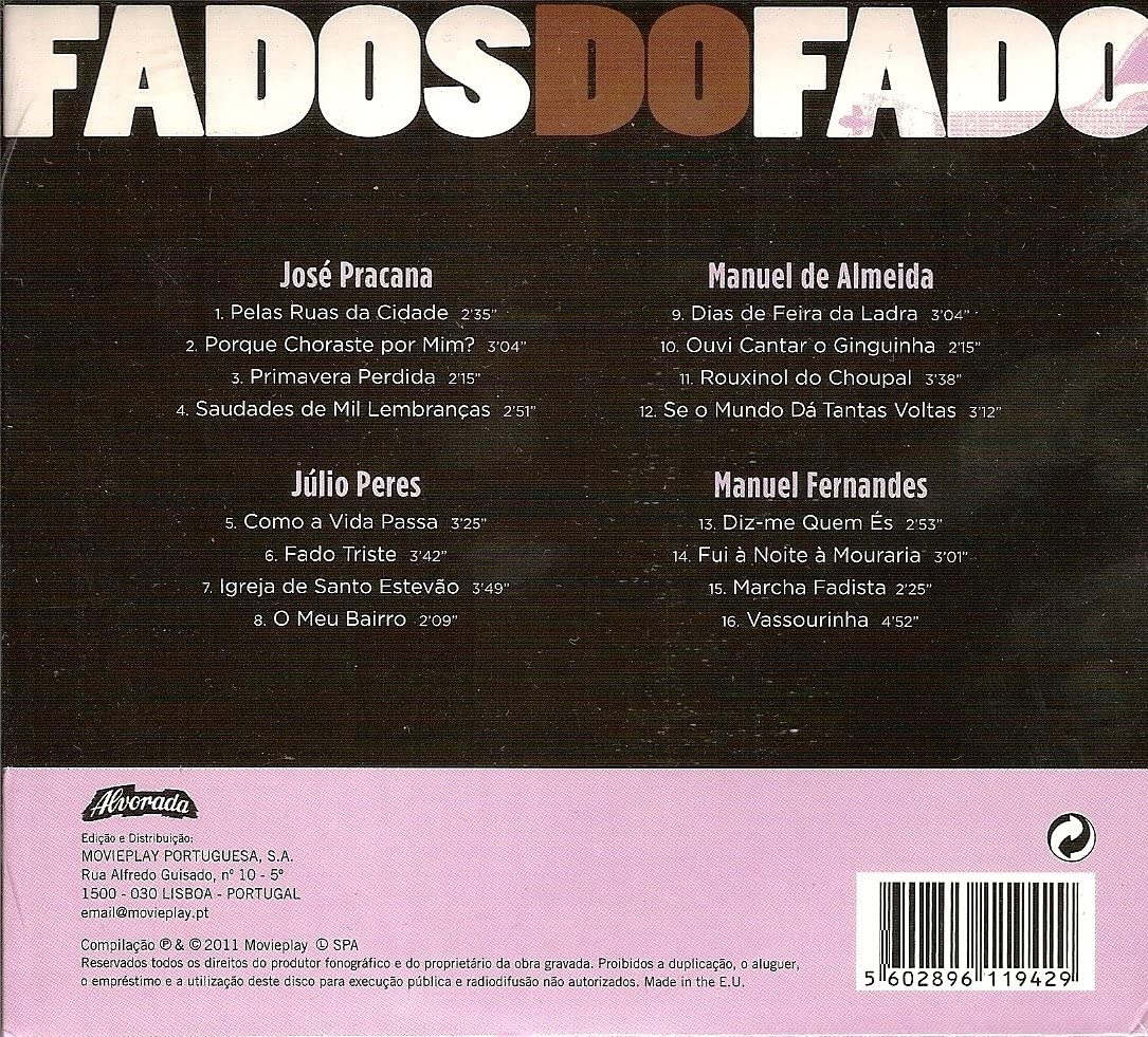 Fados Do Fado: Vol. 12 2011