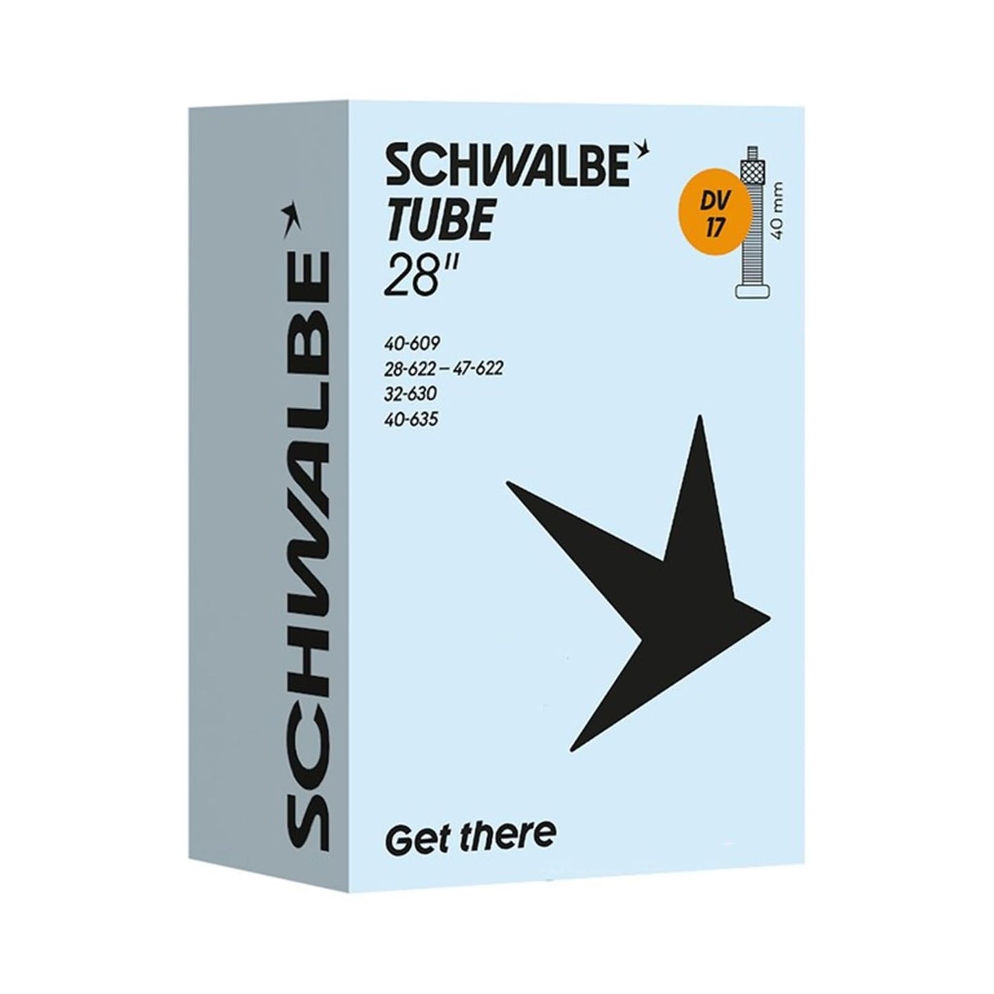 Schwalbe Bicycle Inner Tube DV17 28/47-622/635 IB 40 mm