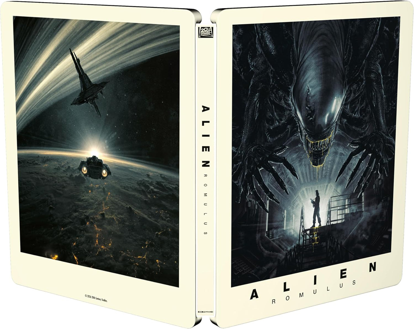 Blu-Ray 4K Uhd Alien: Romulus (Steelbook Variant Artwork) (4K Ultra Hd + Blu-Ray), Alien: Romulus - 4K Steelbook (Bd 4K + Bd Hd) Variant Artwork