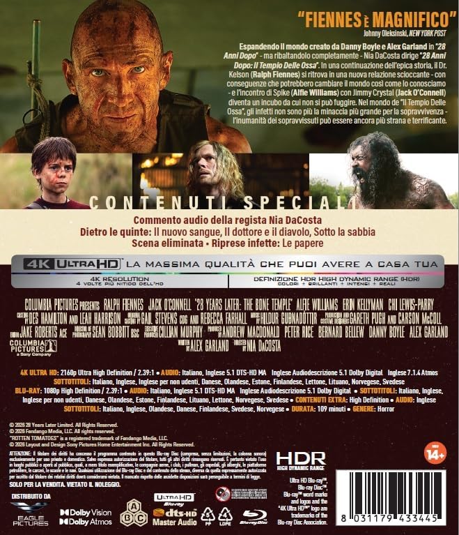 28 Anni Dopo: Il Tempio Delle Ossa (4K Ultra Hd+Blu-Ray Hd)