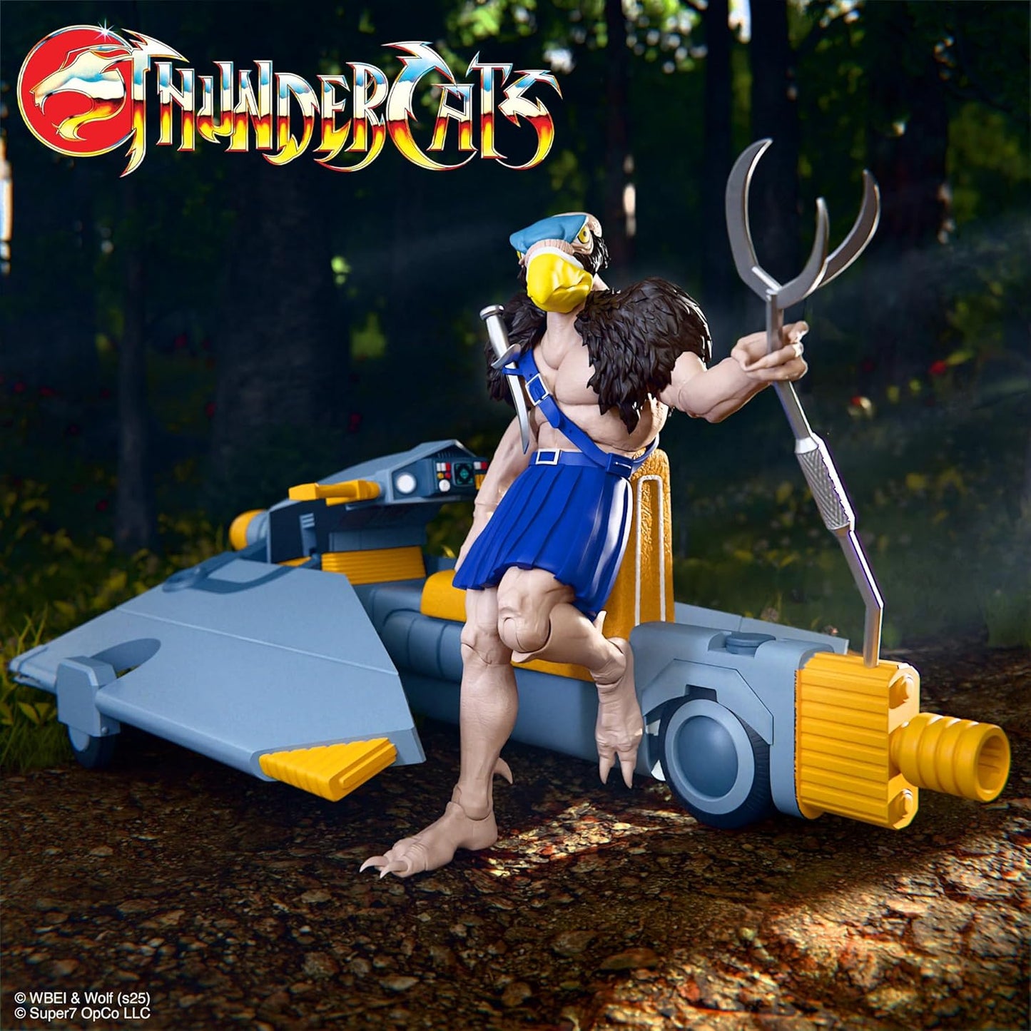 Super7 ULTIMATES! Thundercats Vultureman (Toy Version) - 7" Thundercats Action Figure with Accessories - Classic Cartoon Collectibles and Retro Toys