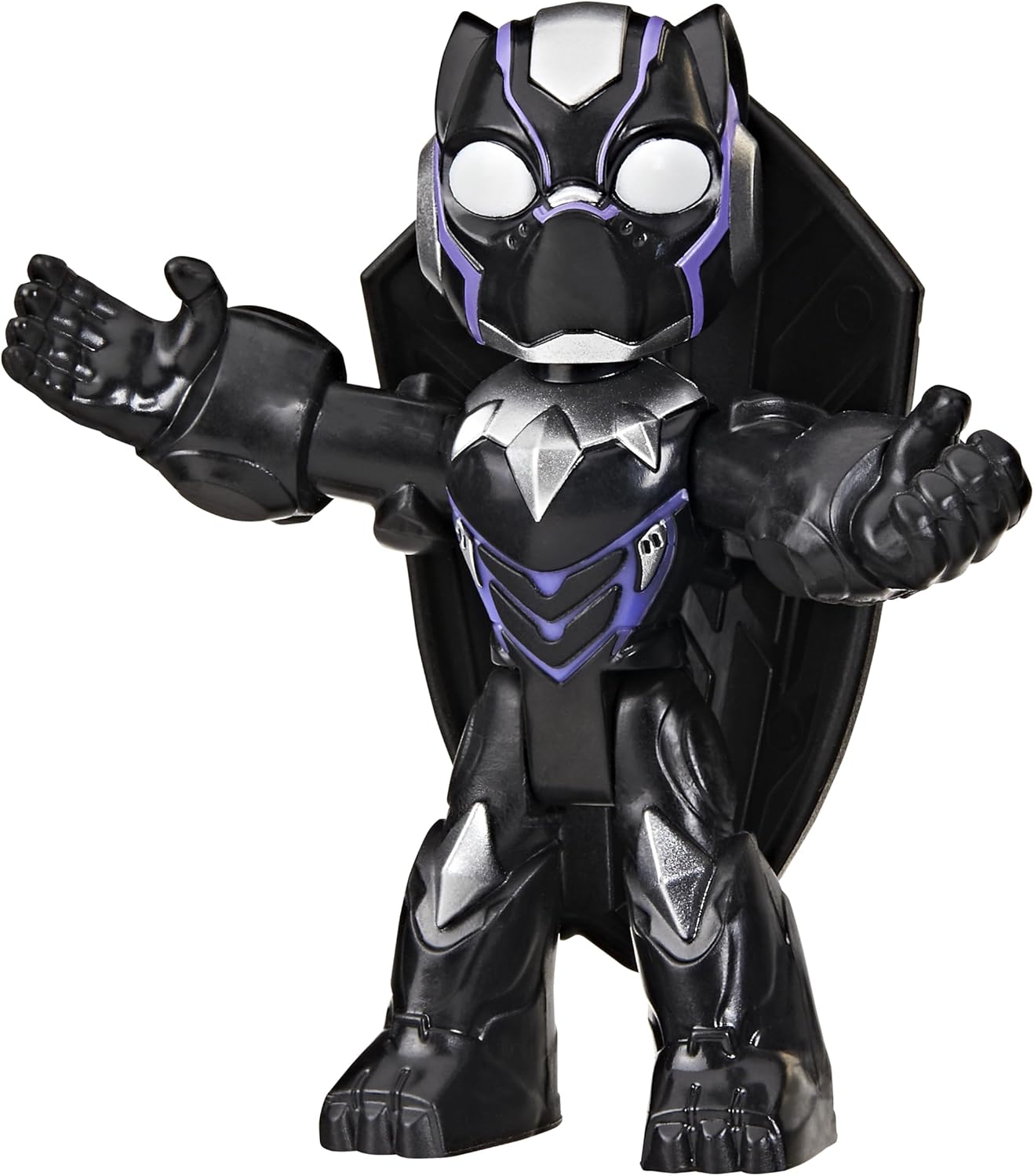 Iron Man and His Awesome Friends Marvel Black Panther Action Figure with Accessory – 7.6 cm (3 Inch) Toy, Ages 3+