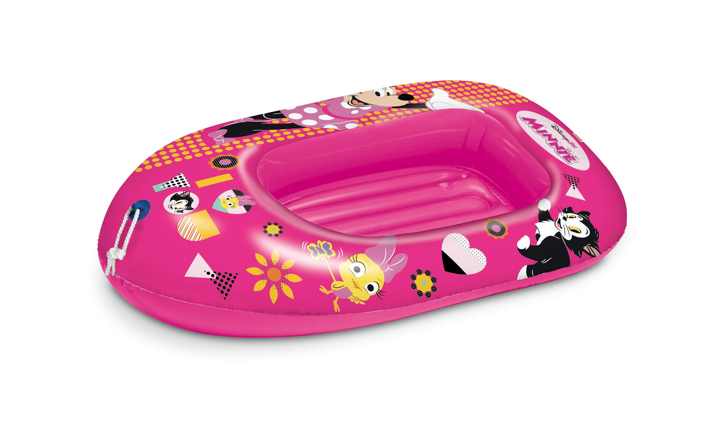 Mondo Toys Minnie Boat – 16969 Inflatable 112 cm Baby & Kids Swim Boat with Official Minnie Mouse Design
