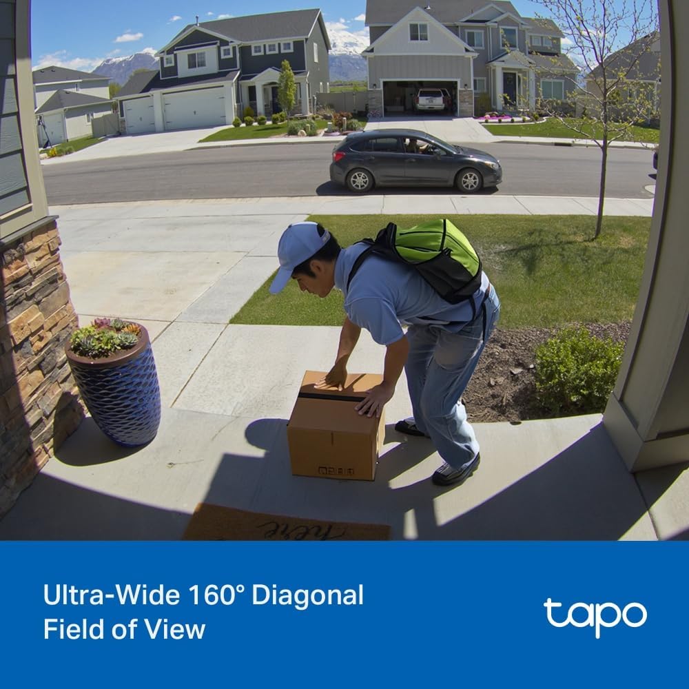 Tapo Td20 V1 - Smart Doorbell - With Camera - Wireless - 802.11A/B/G/N, 2.4 Ghz Rf Protocol