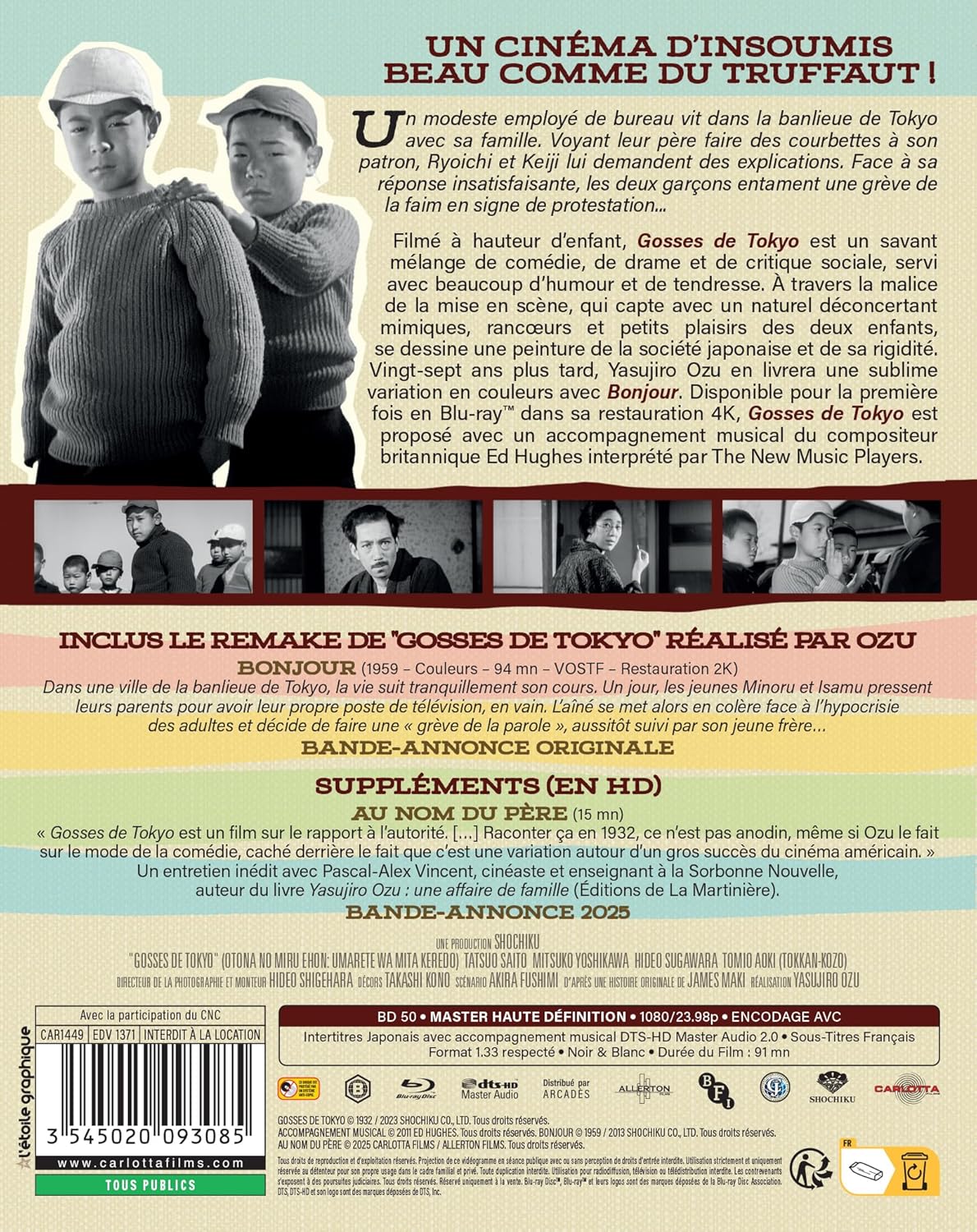 Gosses De Tokyo Vost +Bonjour/Blu-Ray
