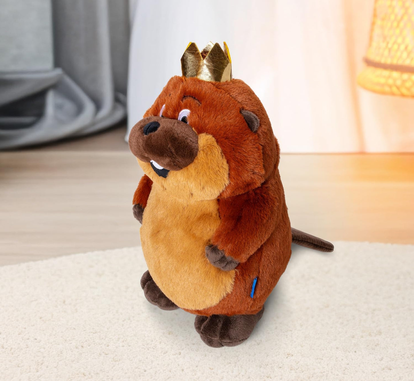 Simba Disney Pixar Hoppers King George Pluche dier, zacht flanellen knuffelfiguur (24 cm), officieel gelicentieerd speelgoed voor kinderen en fans, verzamelaars- en knuffelspeelgoed