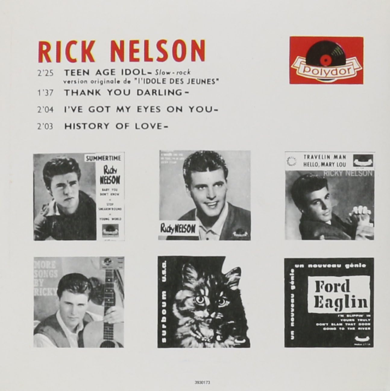 Ricky Nelson - L`idole Des Jeunes (5`` CD Single)