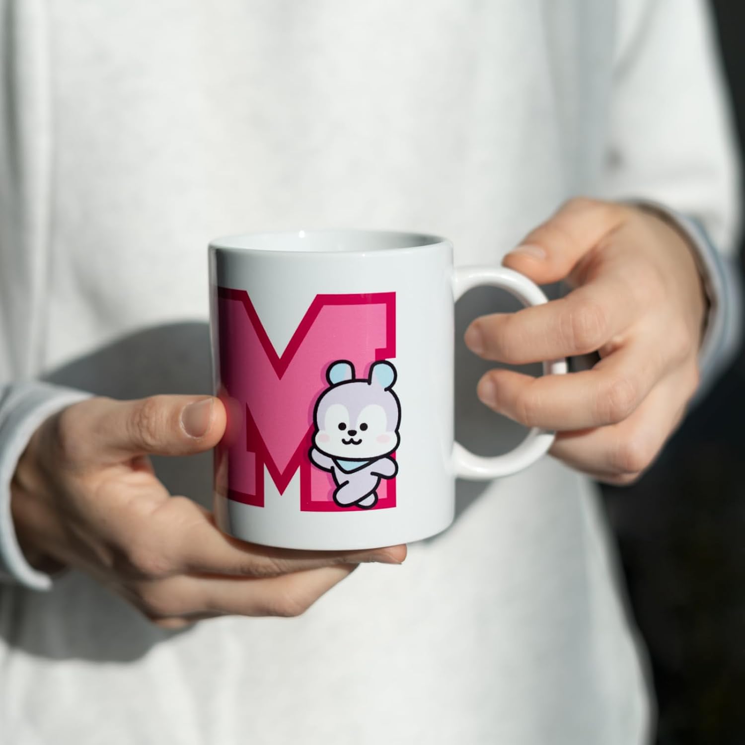 Grupo Erik Tasse Kaffeetasse BT21 Mang Tasse Kaffeetasse BT21 Kaffeebecher - Tasse für Kaffee und Tee - Größe 9,5 cm x 8 cm - Fassungsvermögen 350 ml - Offizielle Lizenz - BT21 Fanartikel