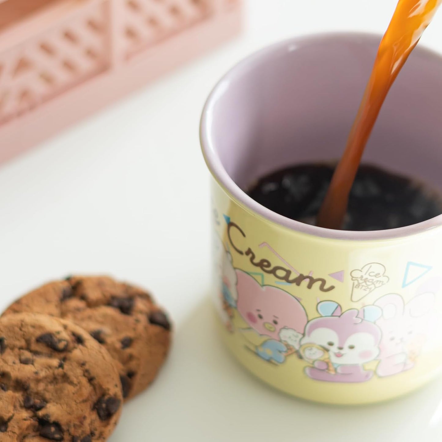 Grupo Erik - Tasse En Céramique BT21 375 ml - Passe Au Micro-Ondes | Mug Café & Thé, Idée Cadeau Geek