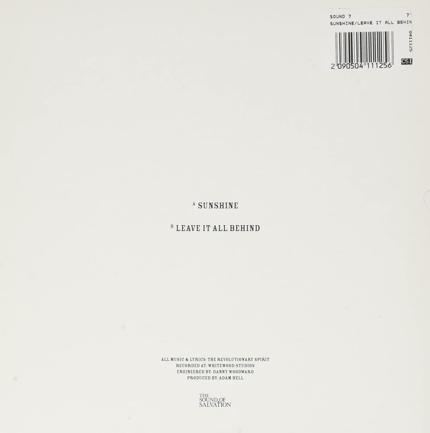 Sunshine/Leave It All Behind
