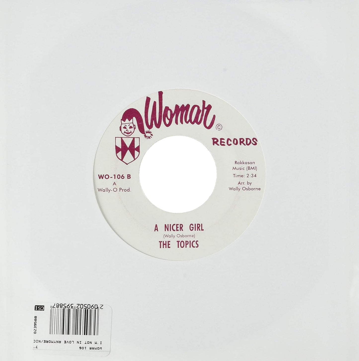 `Stella & The Gazelles & The Topics - I`M Not In Love Anymore/Nicer Girl (7`` Single)`
