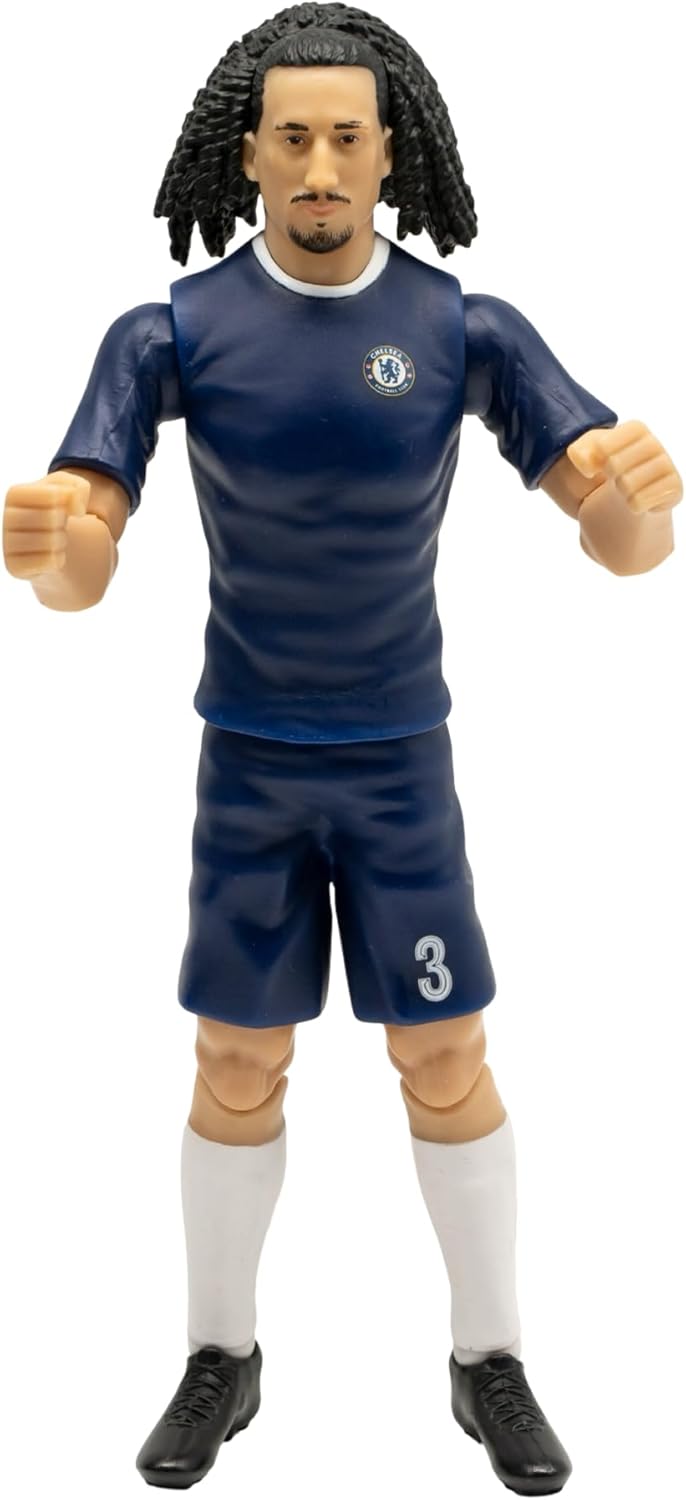Sockers Banbo Toys Chelsea Marc Cucurella 8" Collectible Soccer Action Figure