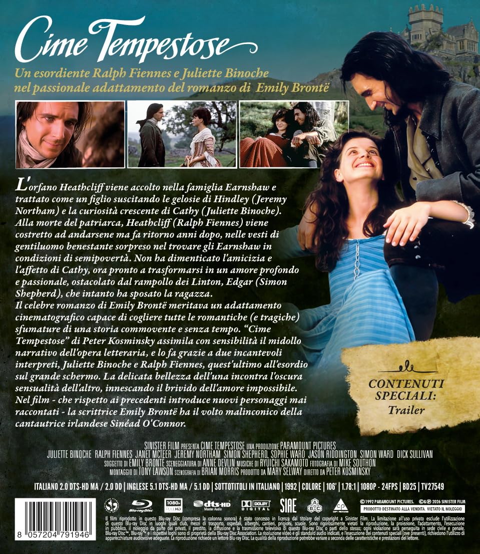 Cime Tempestose - (Italian Import)