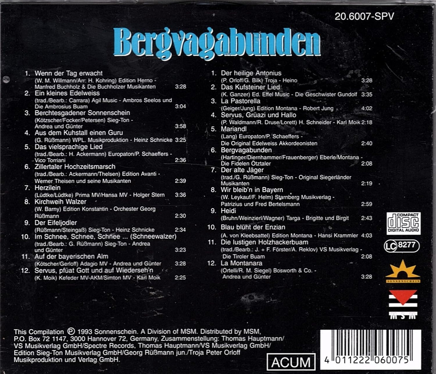 v/a - Bergvagabunden