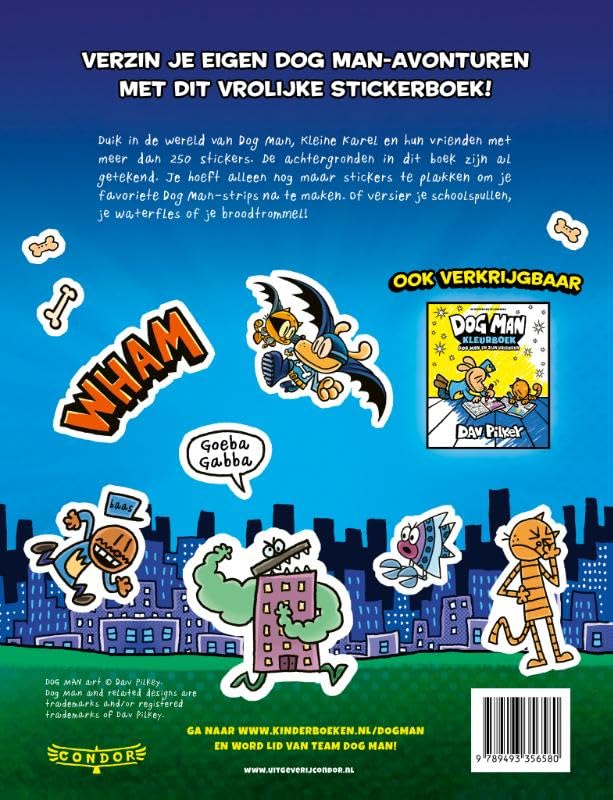 Centraal Boekhuis - Dog Man Stickerboek