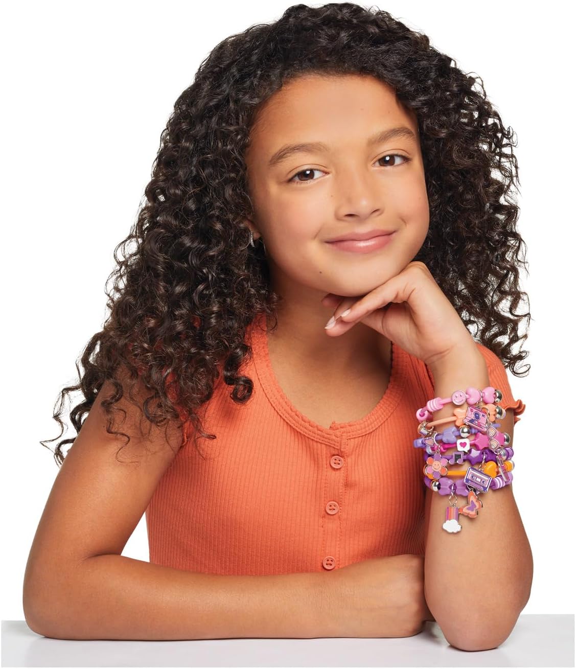 Make It Real 2901329 Fashion Armbandenset, doe-het-zelf sieradenset met modieuze parels, sieraden zelf knutselen, knutselset, creatieve kit voor kinderen