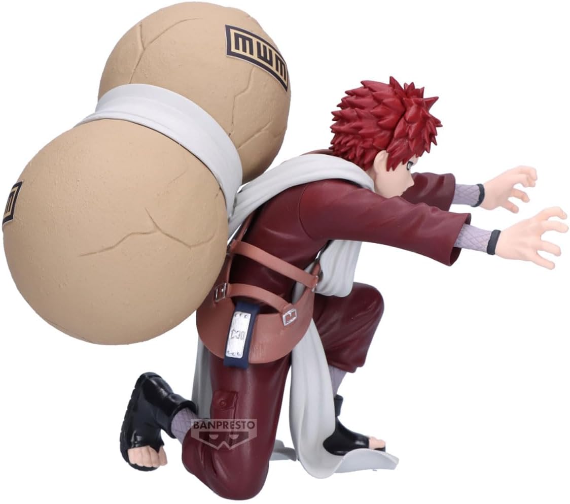 Banpresto Gaara II Naruto Action Figure - Vibration Stars 11 cm - PZ69619P Multicolor - Collectible Figure - Ideal for Naruto Anime Fans