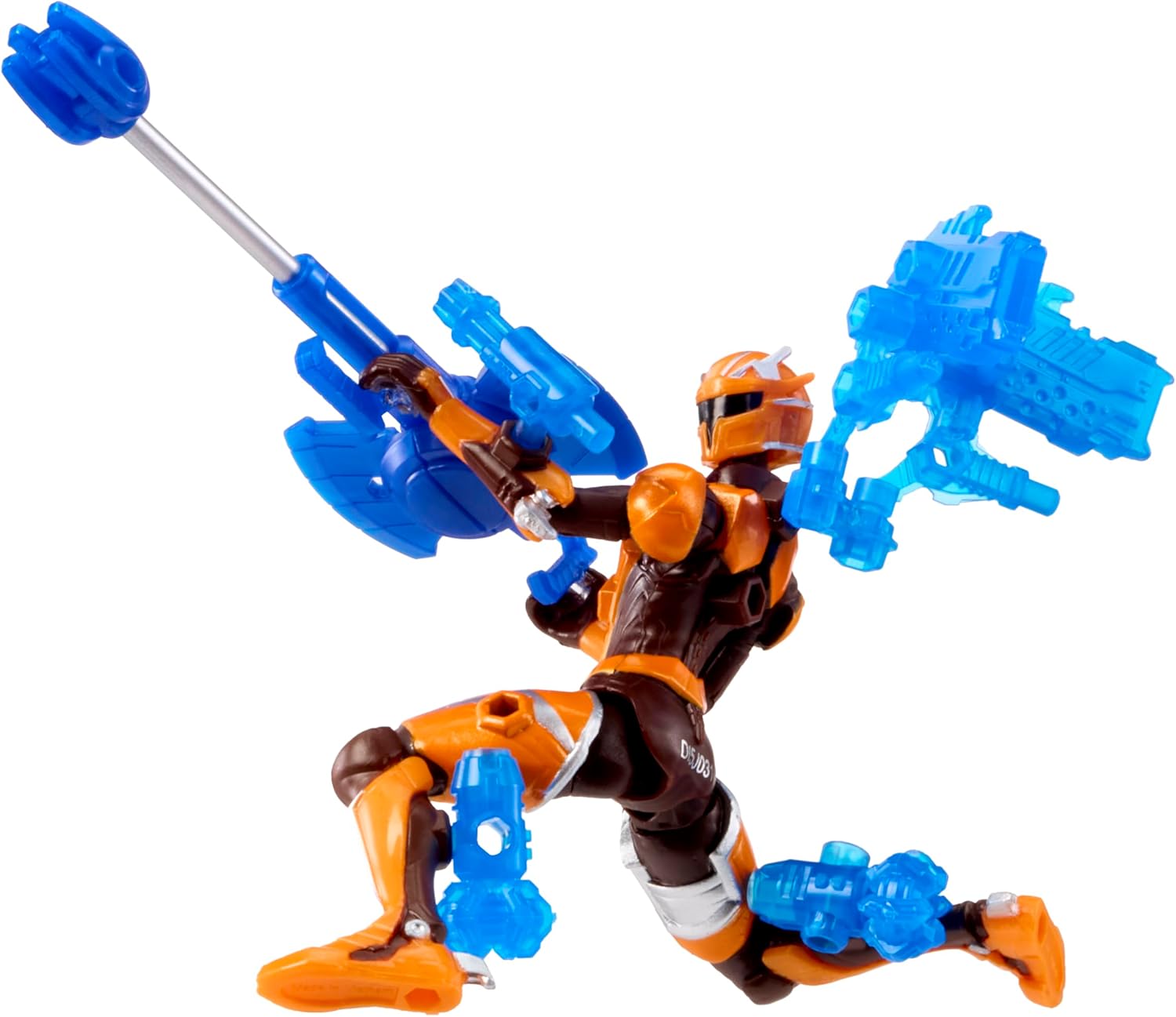 Raptor Pilot Prisca Silva - 9.5cm Poseable Action Figure with Interchangeable Armour Pieces and Transforming Accessory, Suitable for Children Ages 6+