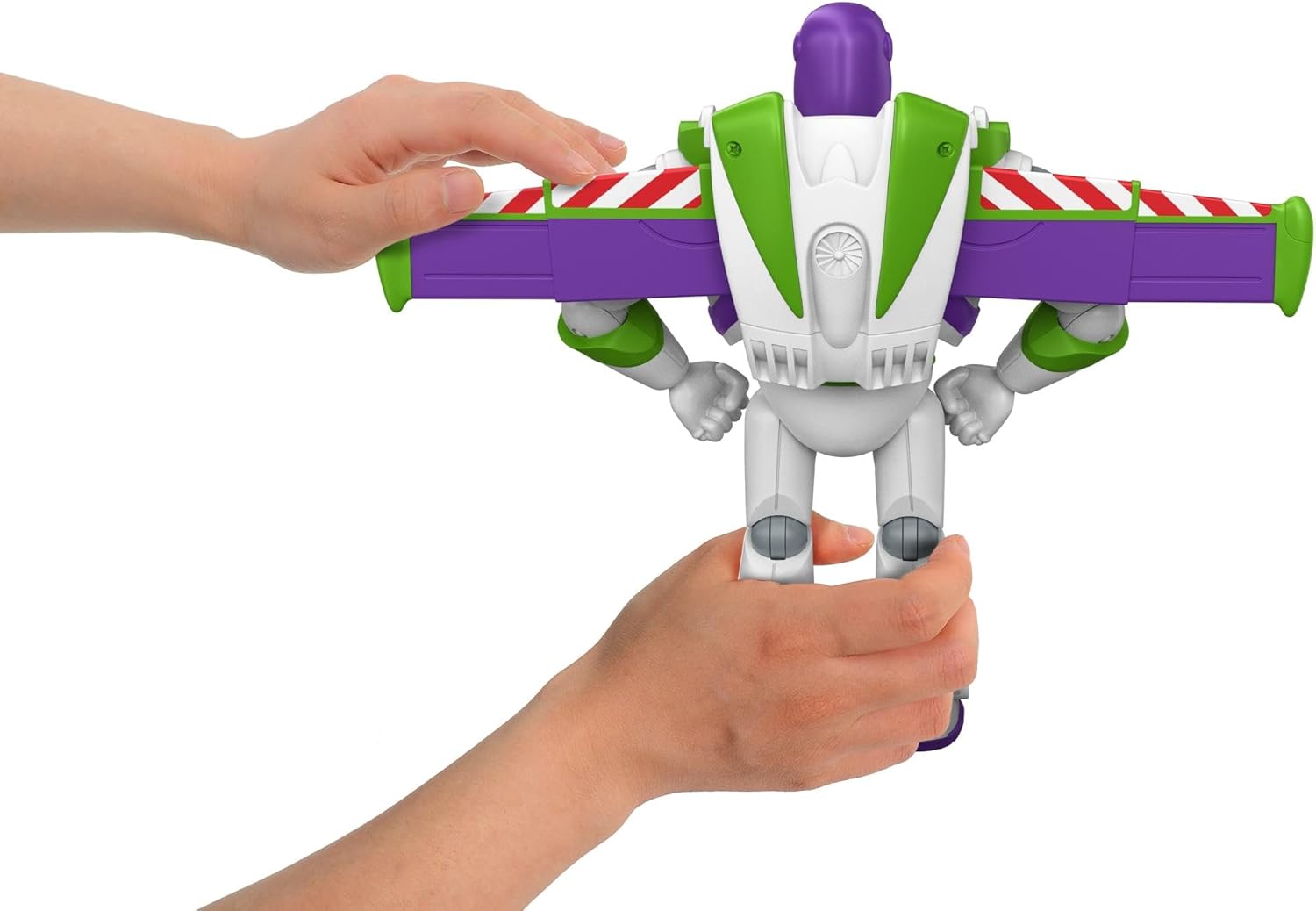 Mattel Disney and Pixar Toy Story 5 Figure, Large Scale Launch Ready Buzz Lightyear Figure, 10 Inch Movie Design 12 Points Articulation, JKV39