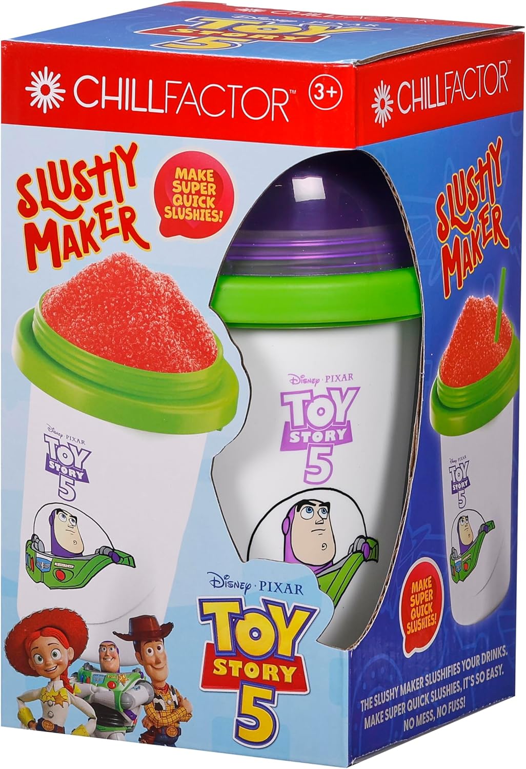 Chillfactor Disney And Pixar Toy Story 5 Design Slushy Maker, Buzz Lightyear Character Design, Homemade Slushies, Slushies In Seconds