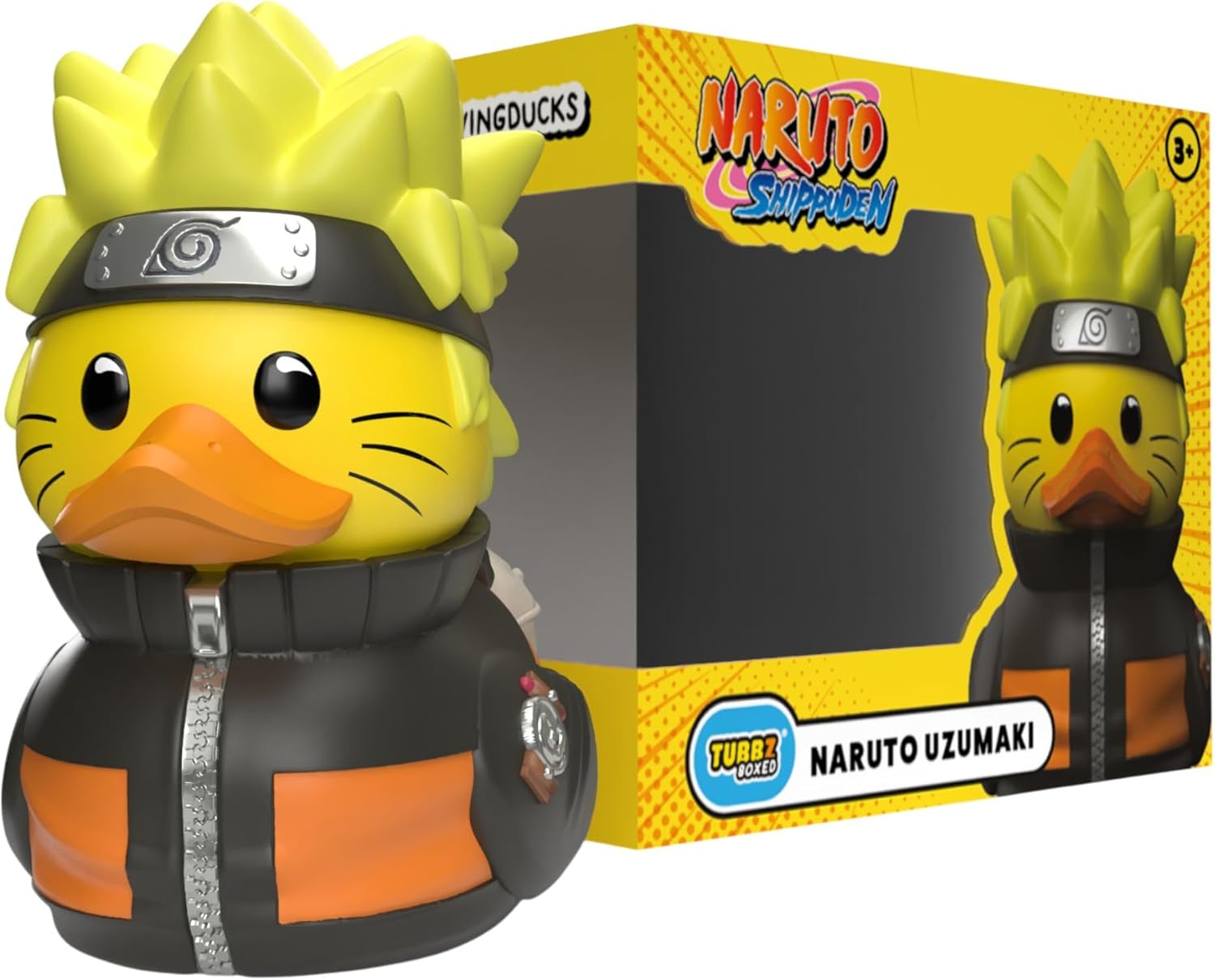 TUBBZ Boxed Edition: Naruto Shippuden - Naruto Uzumaki Cosplaying Rubber Duck Vinyl Figure