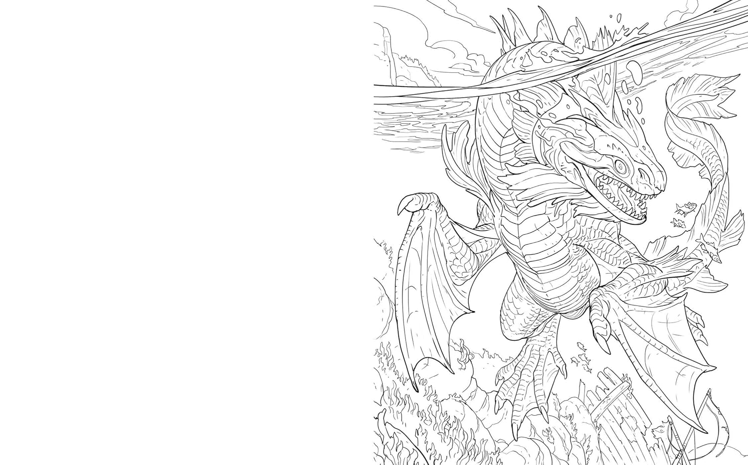 The Dragoncore Coloring Book