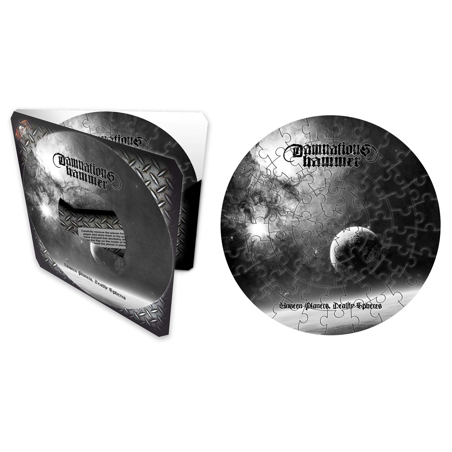 Damnation'S Hammer Unseen Planets (7" 72 Piece Jigsaw Puzzle)