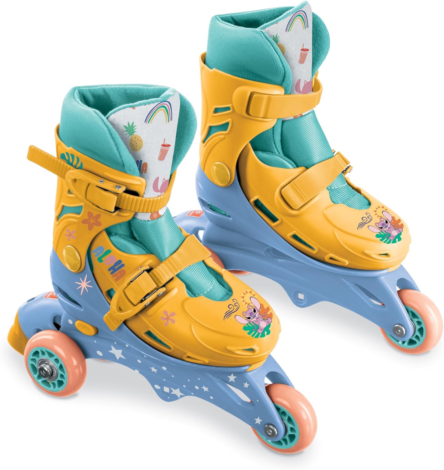 Mondo - Mondo Rolschaatsen 3 Wielen Stitch - Maat 29-32cm