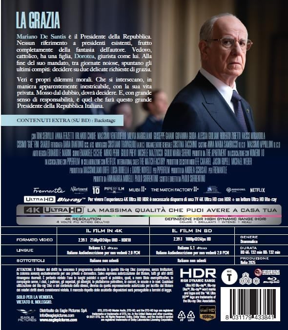 Grazia (La) (4K Ultra Hd+Blu-Ray Hd)